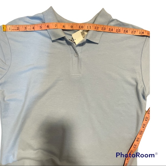 1~Gildan Dry Blend Polo Shirt School Uniform Large 35%Cotton & 65%Polyester - Picture 4 of 9